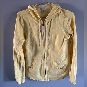L.L. Bean organic cotton zip hoodie regular XS.